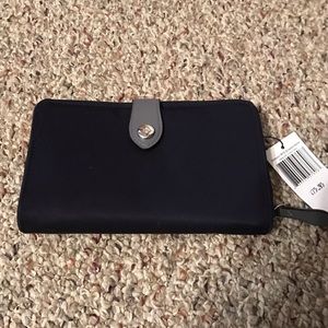 🆕Vera Bradley Midtown RFID Snaptab Wallet in Navy